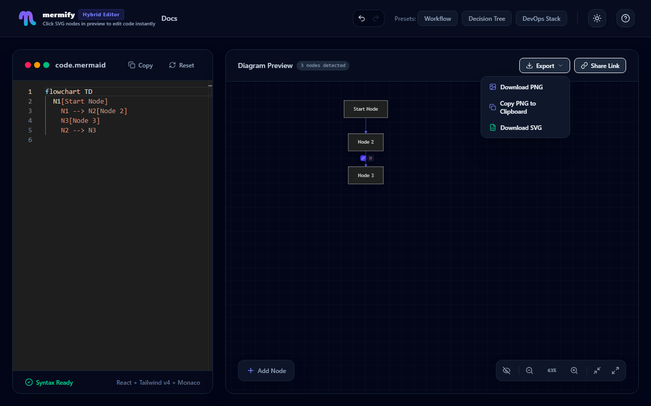 Export Options